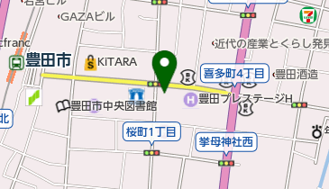 柴宗呉服店の地図画像
