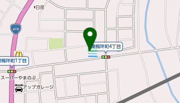 TSUGE自動車販売の地図画像