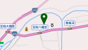 足助八幡宮の地図画像