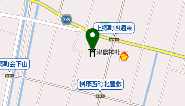 津島神社の地図画像