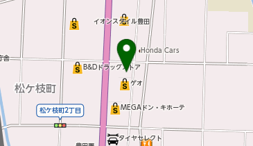 イエローハウス豊田店の地図画像