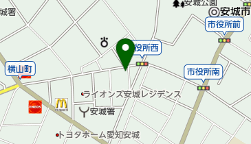 藤田モータース 夜間用の地図画像