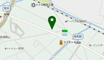 三河ダイハツ株式会社安城店の地図画像