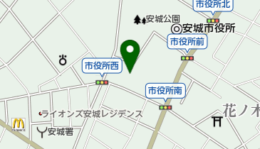 安城神社の地図画像