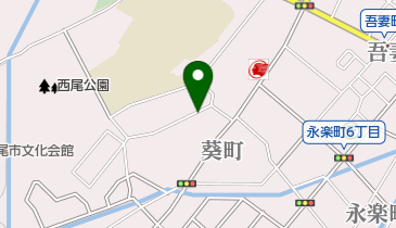 葵針灸マッサージ治療室の地図画像