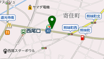 西尾マッサージ治療院の地図画像