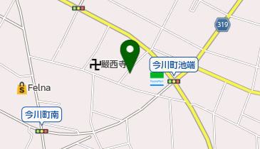 高敬植木園の地図画像