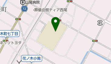 花ノ木児童クラブの地図画像
