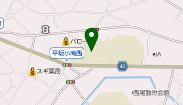 平坂児童クラブの地図画像