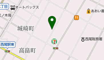 崇教真光西尾お浄め所の地図画像