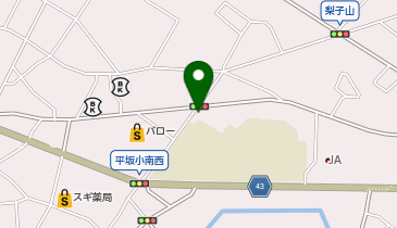 旭クリーニング店の地図画像