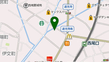 三河ダイハツ株式会社 西尾店の地図画像