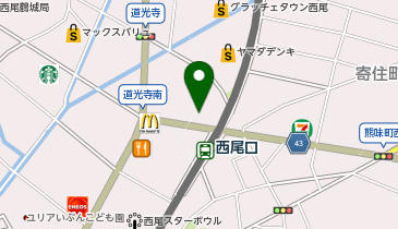 川原自動車の地図画像