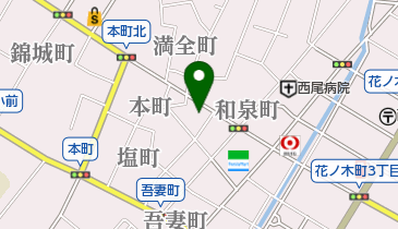 三楽精肉店の地図画像