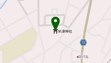 米津神社の地図画像