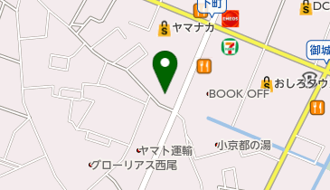 ウチダどうぶつ病院の地図画像