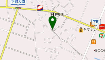 美容室ワーク(WORK)の地図画像