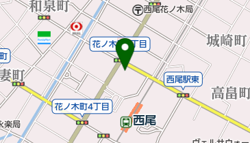 西尾補聴器センターの地図画像