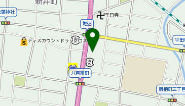 蒲郡カーテンの地図画像