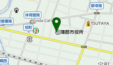 蒲郡信用金庫 市役所出張所の地図画像
