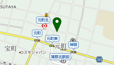 河合接骨院の地図画像