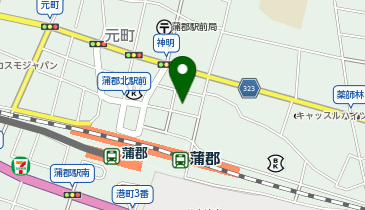 蒲郡ファミリー整骨院の地図画像