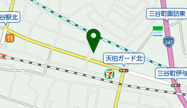 蒲郡皮フ科の地図画像