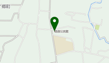 蒲郡市役所 各種施設 西部公民館の地図画像
