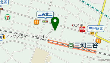 蒲郡市役所 各種施設 みや児童館の地図画像