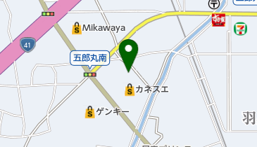 あかのれん五郎丸店の地図画像