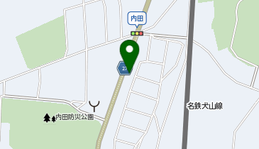 アルプス理容院の地図画像