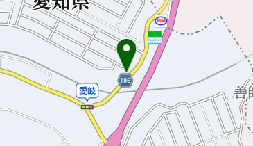 ヘアーサロン愛岐の地図画像