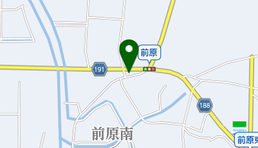 理容マエハラの地図画像