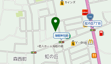 多屋公民館の地図画像