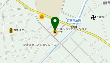 マツオカ江南ピナ店の地図画像