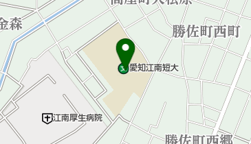 愛知江南学園本部の地図画像