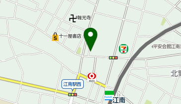 有限会社芳伊の地図画像