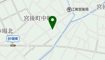 あづまクリーニング店の地図画像