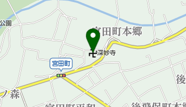 深妙寺の地図画像