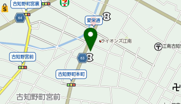 いちい信用金庫 江南支店の地図画像