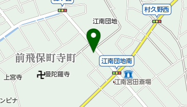 中日新聞 江南団地専売店の地図画像