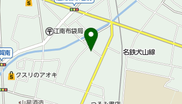 中村理容院の地図画像