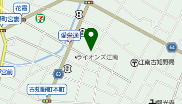 丹羽理容店の地図画像