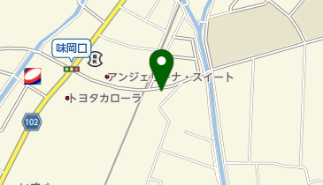 メナード化粧品味岡口代行店の地図画像