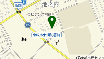 メナード化粧品桃花台代行店の地図画像