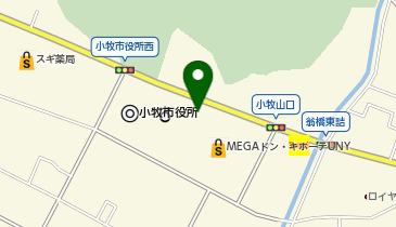 中日新聞社小牧通信局の地図画像