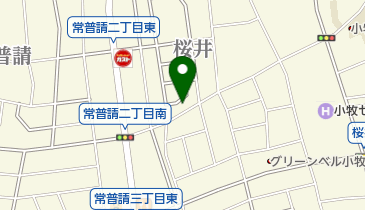 八百喜商店の地図画像