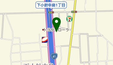 山信株式会社小牧営業所の地図画像
