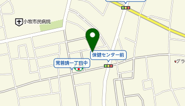 小牧市休日急病診療所の地図画像