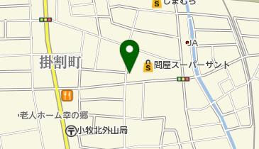 イナガキヘアーサロンの地図画像